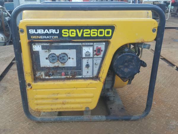 SUBARU SGV2600 GENERATOR スバル 発電機 【公式通販】