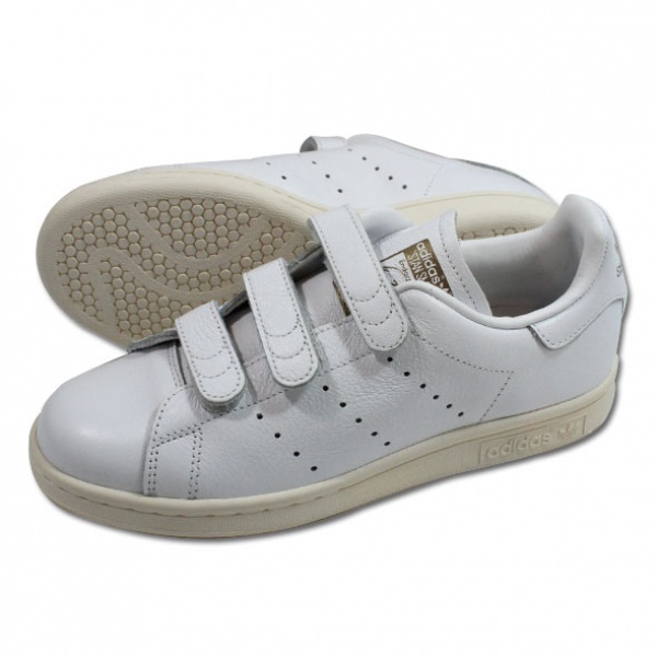格安アディダスadidasスタンスミスCFホワイトゴールド25.0cmQ&U