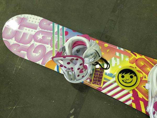 SECRET GARDEN レディース スノーボード 138cm きれいめ p595k