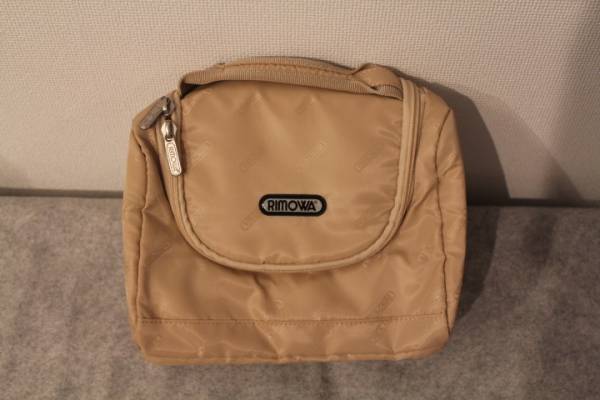 未使用 RIMOWA リモワ 純正トラベルポーチ 小物入れ ベージュ