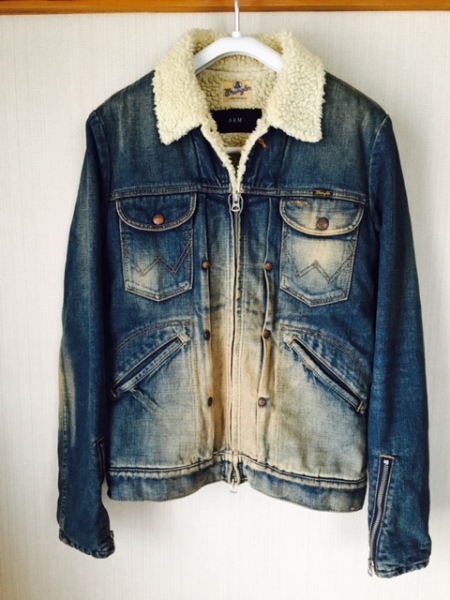 wrangler X AKM ボアジャケットM wjk AKM×wrangler ランチ 