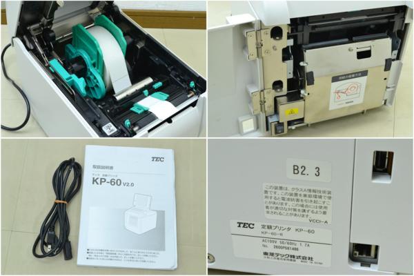 TEC東芝テック□定額プリンタ/ラベルプリンター KP-60□2009年製 TEC