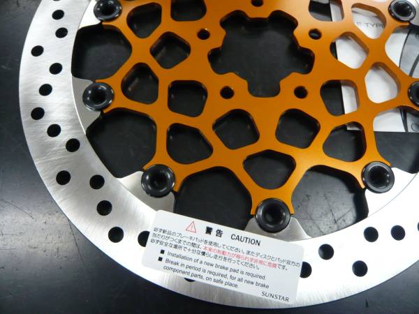 KTM　690DUKE用　高剛性タイプディスク　サンスターT5.5/HOLE