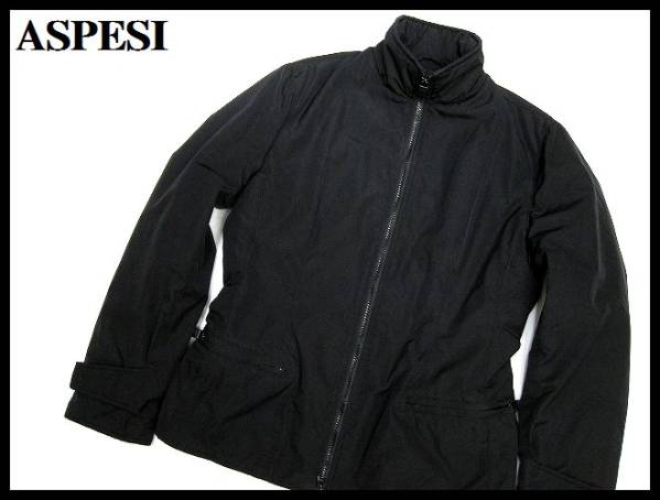 ASPESIアスペジ NIGHT WIND Thermore 中綿ナイロンジャケット黒S