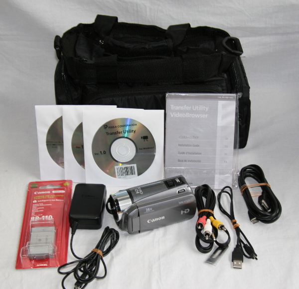 CANON デジタルビデオカメラ iVIS HF R21 予備バッテリー付①★N