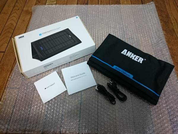 ANKER ソーラー チャージャー 4面 14W パワーIQ 防災 送料無料