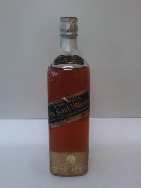 ジョニーウォーカー ブラック　ティンキャップ　コルク 古酒