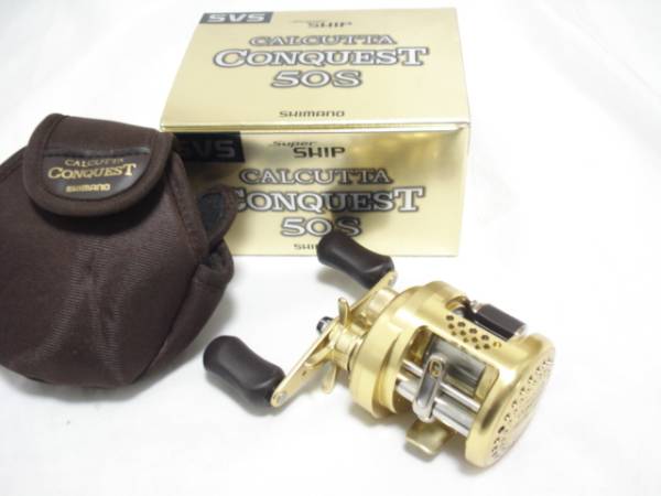 シマノ カルカッタ コンクエスト 50S 中古美品 管釣エリア シマノ