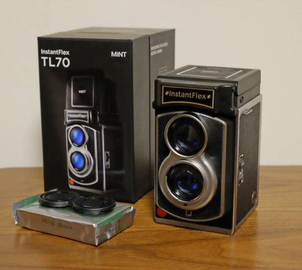 二眼レフ インスタントカメラ instantflex TL70　新品同様