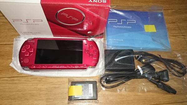 ★販売歴無し★PSP3000 ラディアント レッド 本体 送料無料3
