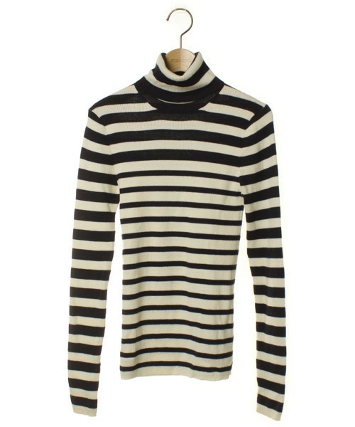 MACPHEE　ウール100　タートルネックニット
