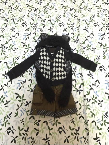 MSD MDD クマ耳フードマフラーセット 中古