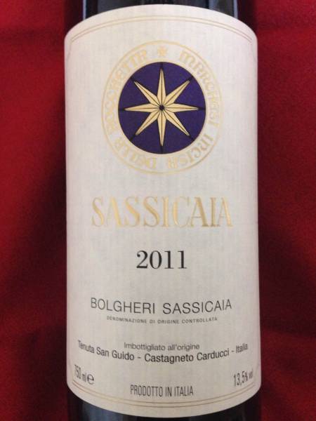 サッシカイア SASSICAIA / テヌータ・サン・グイド 2011 希少
