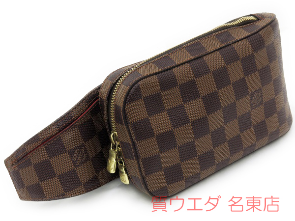 1円 ルイヴィトン N51994 ダミエ ジェロニモス ボディ バッグ/u
