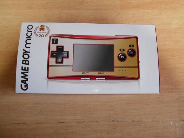 任天堂　ゲームボーイミクロ　20周年記念モデル