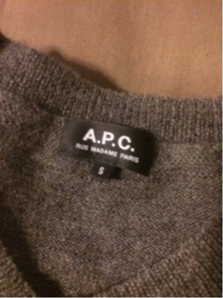 13AW A.P.C. アーペーセー ニット yaeca DIGAWEL オーラリー