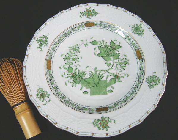 ヘレンド★HEREND★ケーキ皿★輪花中皿★インドの華シリーズNo，1