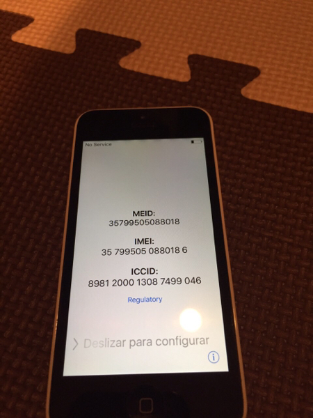 iPhone5c 中古 本体のみ 制限保証ありsoftbank 32G ホワイト