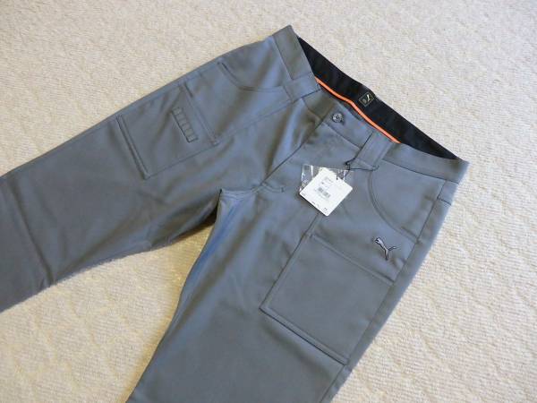 新品/プーマPUMA/秋冬蓄熱素材/903149/ロング パンツ グレー/W79