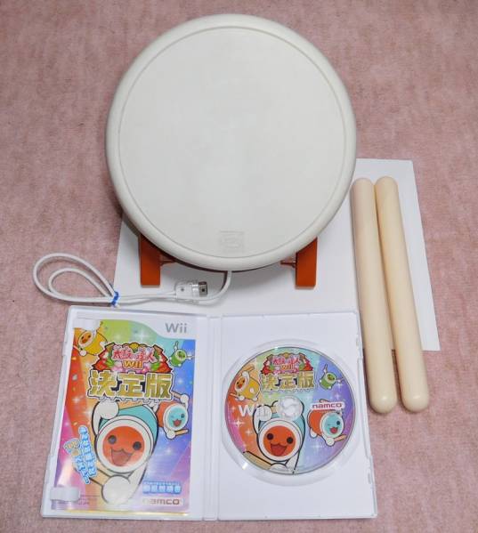 太鼓の達人 太鼓の達人Wii タタコン 決定版 ソフト メルカリ - Wii