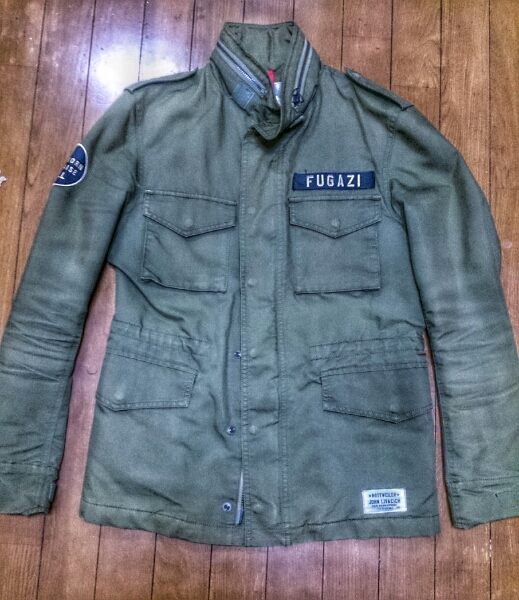 rottweiler M-65/ミリタリージャケット cootie kj着 rottweiler M-65⁄ミリタリージャケット cootie kj着