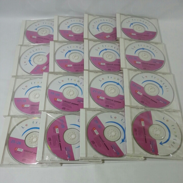 ユーキャン□ピンズラー□フランス語□CD16枚セット【5K5612