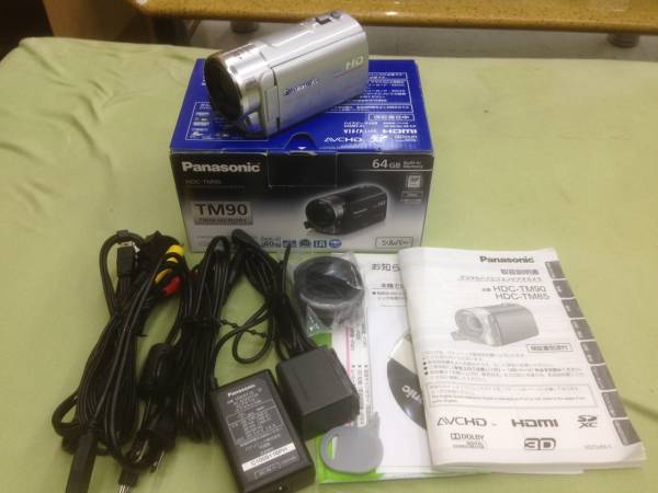 S38送料無料 Panasonic美品ハイビジョンビデオカメラ HDC-TM90