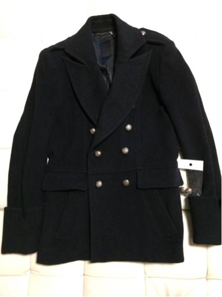 (美品) ガラアーベント ビーバーメルトン ピーコート ナポレオン