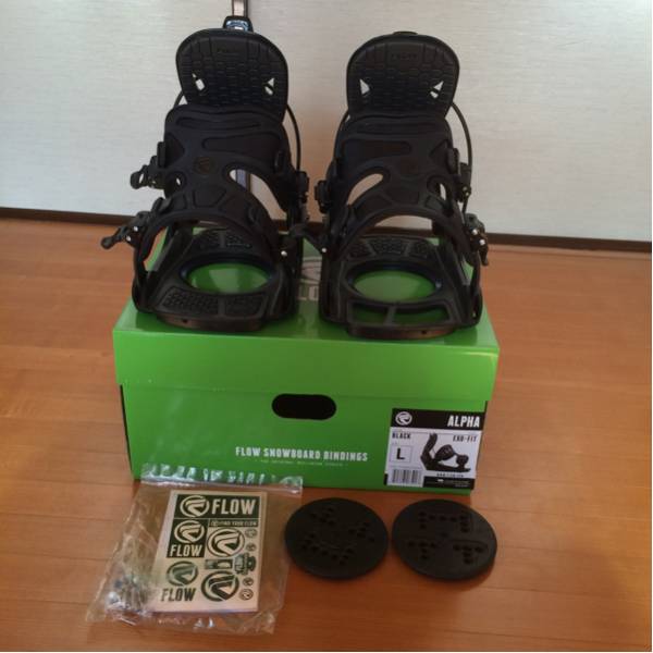 FLOW ALPHA EXOFIT フロー スノーボード ビンディング サイズL 名
