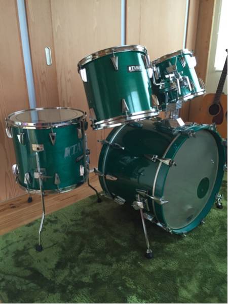 【希少品】TAMA CRESTAR ドラムセット ☆消音パッド付き☆
