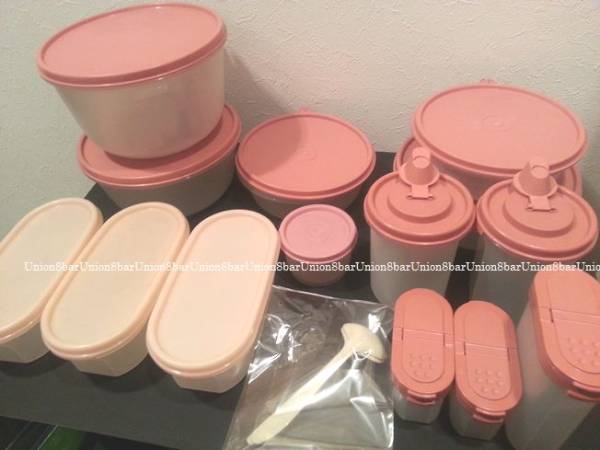 日本製◆公式Tupperware/タッパーウェア まとめて14つ+2本