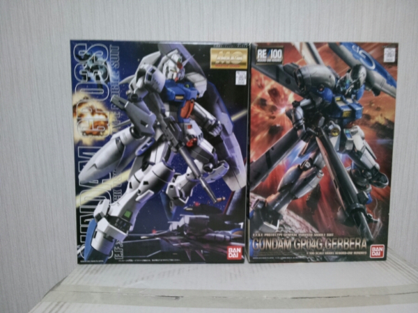 未組立てMG1／100GP-03S RE 1／100GP-04Gセット