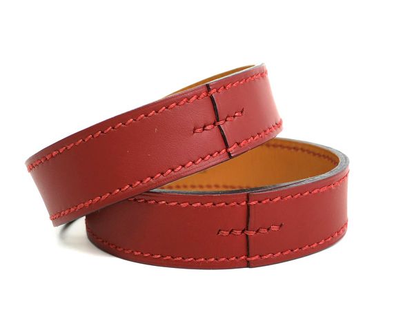 エルメス (エルメス) レザーバングル プールトゥール（ジュエリー 