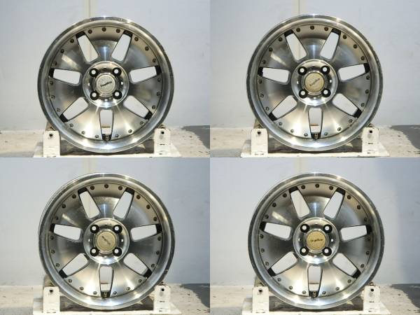 レ49★Engeline★15×7J +35 4H PCD100★中古4本