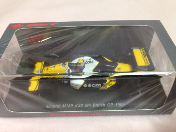 1/43 ミナルディ M189 P.マルティニ 1989 イギリスGP 5位