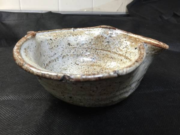 希少作☆中川自然坊☆粉引唐津ぐいのみ☆共箱 人気作家