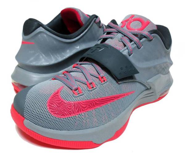 NIKE KD7 グレー/ピンク 28.5cm ケビンデュラント