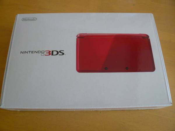 新品未使用未開封 ニンテンドー3DS本体 メタリックレッド 保証有