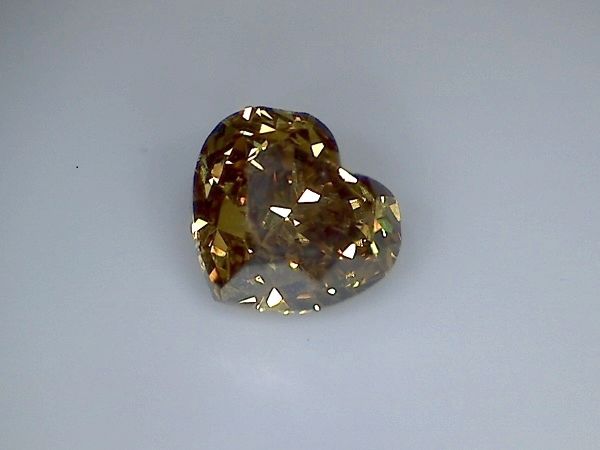 ◆CGL◆ 0.207ct Fancy Deep Brownish Orangy Yellow SI-1