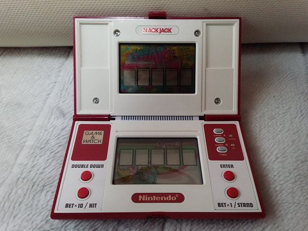 任天堂　ゲームウォッチ　ブラックジャック　動作確認済　良品