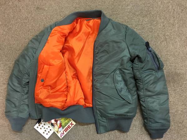 アビレックス ＭＡー1 レディース カーキ色