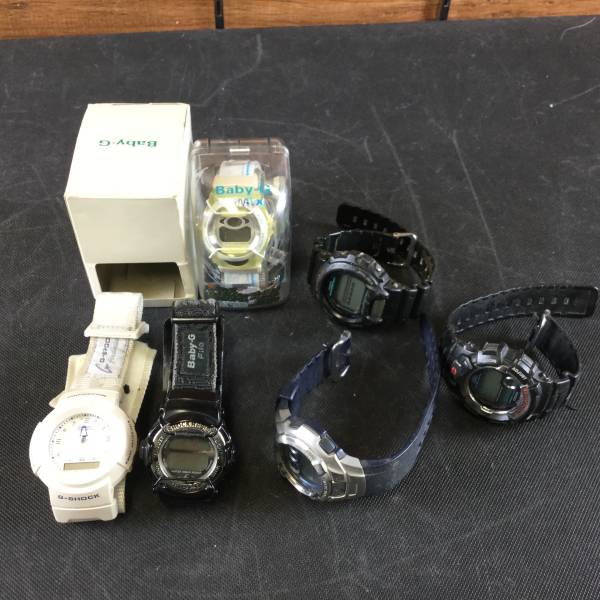 KM084 G-SHOCK/Baby-G　Gショック/ベビーG まとめて6点セット