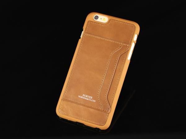 キャンセル分1点 PORTER iPhone6 Plus ケース カード YOSHIDA 茶