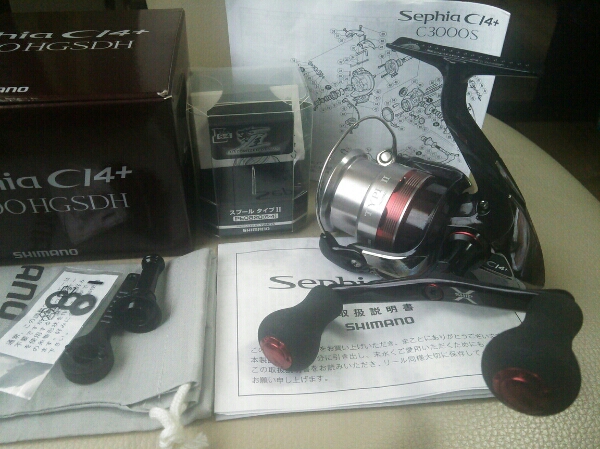 12セフィアCI4+◆C3000HGSDH◆夢屋スプール替◆超軽量◆エギング