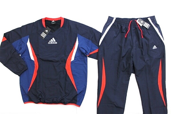 ★アディダス 超厚手 裏毛 中綿 上下セット 紺[SET043501N-XO]五