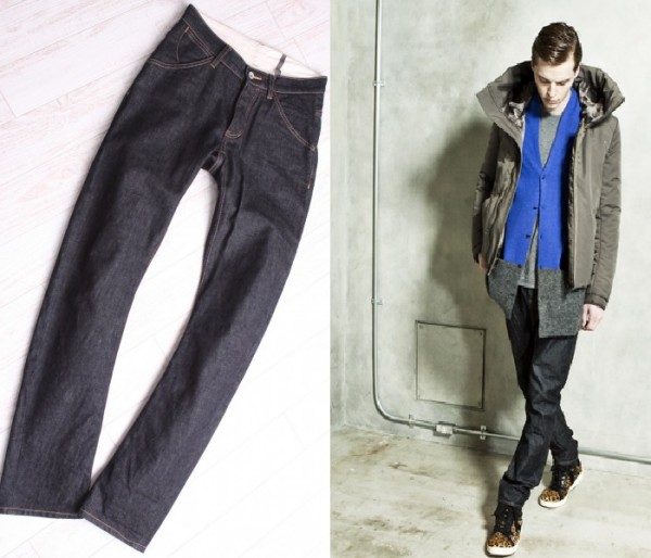 KAZUYUKI KUMAGAI 12ozリジットデニム バナナカーブパンツ　1