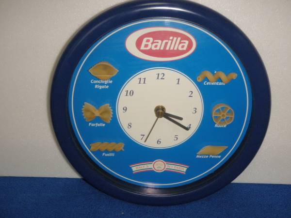 ★Barilla バリラ / 掛け時計 / パスタ文字盤 / お洒落 イタリア