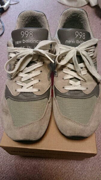 ニューバランス998 MADE IN USA NEW BALANCEメッシュスエード