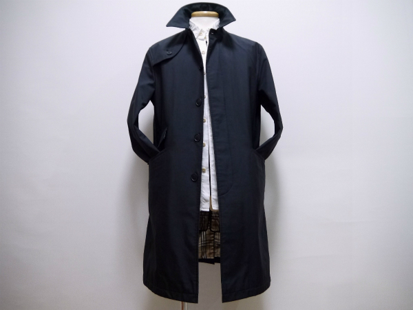 バーバリーブラックレーベルのキルティングライナー付コート BURBERRY