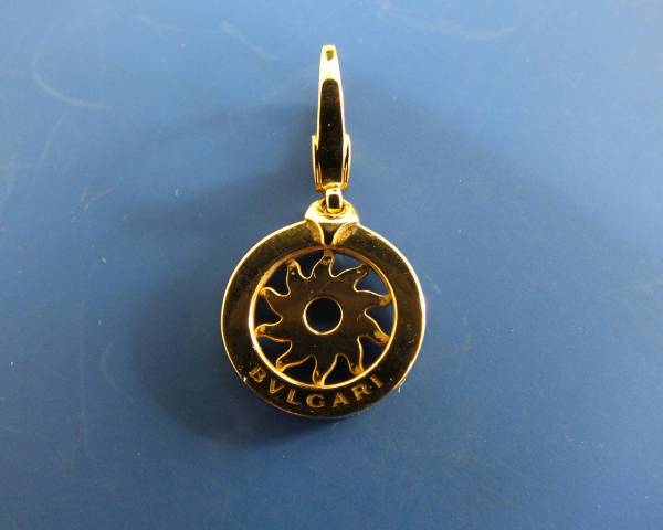 ☆BVLGARI ブルガリ K18YG トンドサン ネックレストップ
